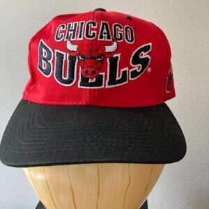 CHICAGO BULLS VINTAGE 90s G CAP TWILL NBA BASKETBALL SNAPBACK HAT